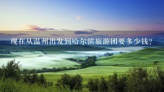 现在从温州出发到哈尔滨旅游团要多少钱？