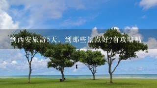 到西安旅游5天，到那些景点好?有攻略吗