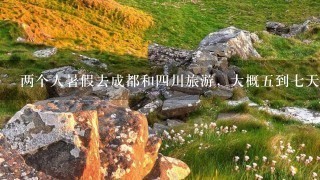 两个人暑假去成都和四川旅游，大概五到七天，大概最