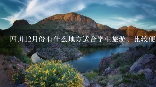 四川12月份有什么地方适合学生旅游，比较便宜的