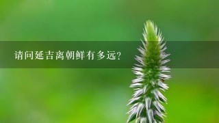 请问延吉离朝鲜有多远?