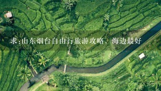 求:山东烟台自由行旅游攻略，海边最好