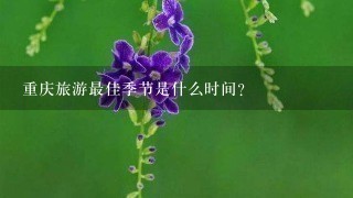 重庆旅游最佳季节是什么时间?