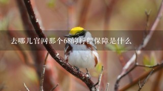 去哪儿官网那个68的行程保障是什么