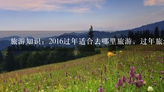 旅游知识：2016过年适合去哪里旅游，过年旅游景点推荐