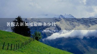 暑假去新加坡旅游多少钱