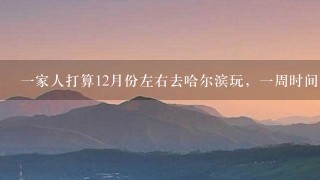 一家人打算12月份左右去哈尔滨玩，一周时间，路线怎