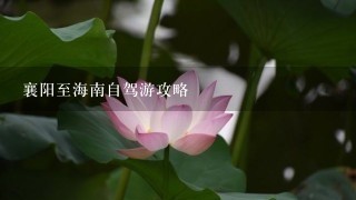 襄阳至海南自驾游攻略