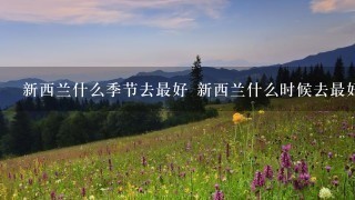 新西兰什么季节去最好 新西兰什么时候去最好