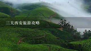 三天西安旅游攻略