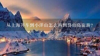 从上海开车到小洋山怎么再到岱山岛旅游?