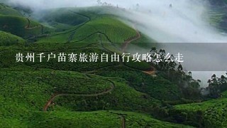 贵州千户苗寨旅游自由行攻略怎么走