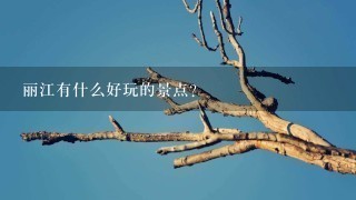 丽江有什么好玩的景点？