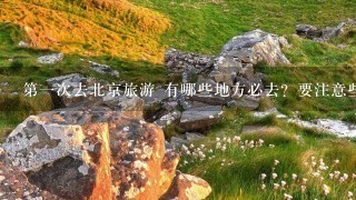 第一次去北京旅游 有哪些地方必去？要注意些什么？ 有没有什么地方可以预购各景点门票 类似套票之类 请高人指点迷津！