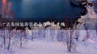 去泰国旅游需要办理什么手续