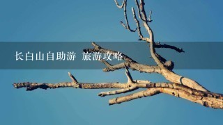 长白山自助游 旅游攻略