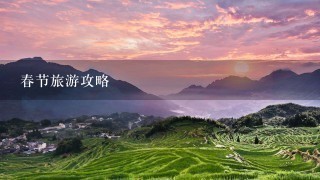 春节旅游攻略