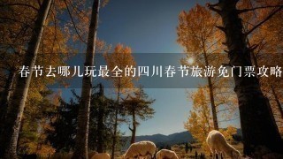 春节去哪儿玩最全的4川春节旅游免门票攻略，千