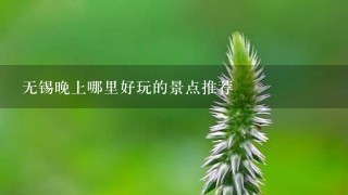 无锡晚上哪里好玩的景点推荐