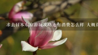 求去日本东京游玩攻略还有消费怎么样 大概花费多少能够玩的爽 东京什么地方必须去，还有如果能够献上美