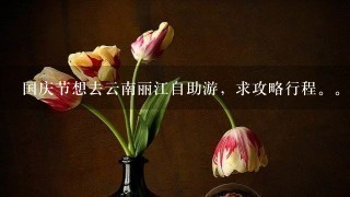 国庆节想去云南丽江自助游，求攻略行程。。。