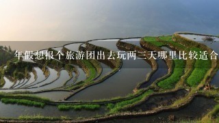 年假想报个旅游团出去玩两3天哪里比较适合 请说下价格