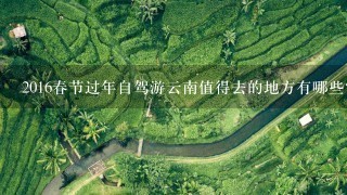 2016春节过年自驾游云南值得去的地方有哪些？