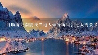 自助游云南能找当地人做导游吗？7天需要多少钱？