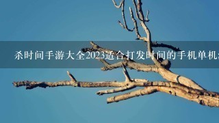 杀时间手游大全2023适合打发时间的手机单机游戏有哪些