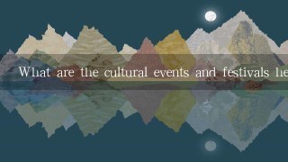 What are the cultural events and festivals held in your city?