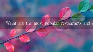 What are the most popular restaurants and cafes in your city?