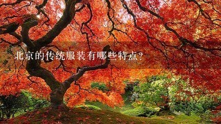 北京的传统服装有哪些特点?