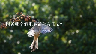 附近哪个酒吧最适合音乐节?